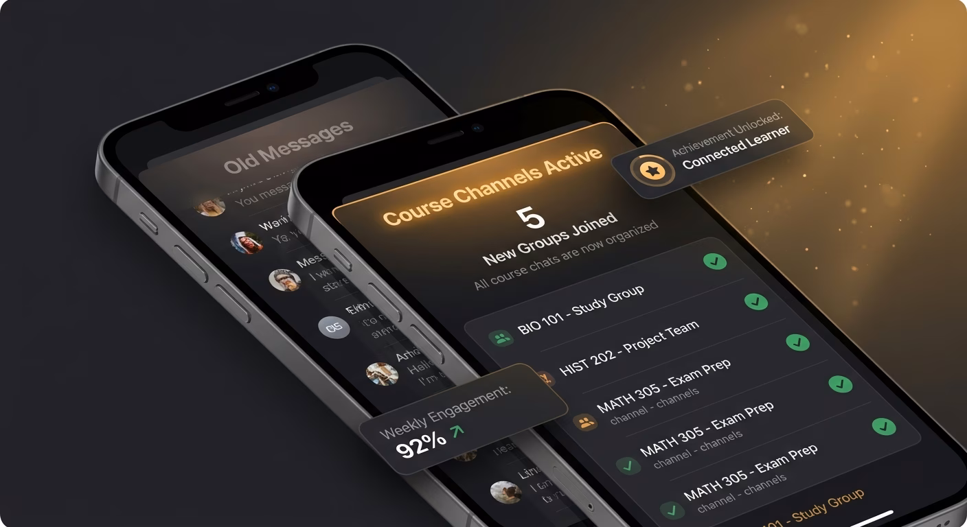 Group Chat Lives In Course-specific Channels