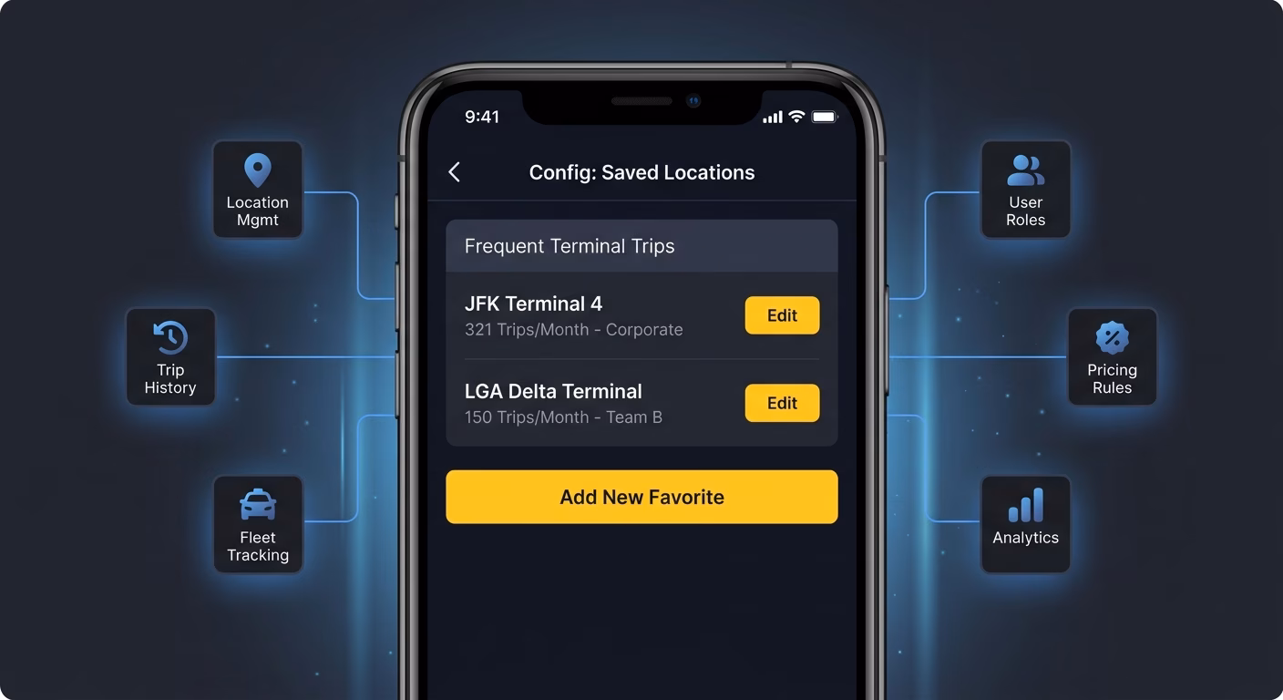 Frequent Terminal Trips Save As Named Favorites