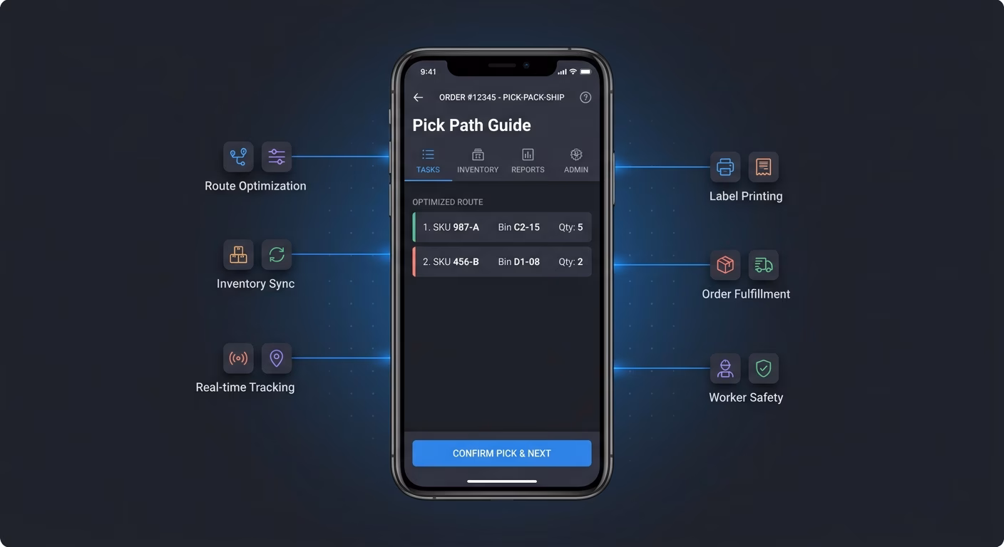 Pick-pack-ship Guides Pickers Through The Shortest Path