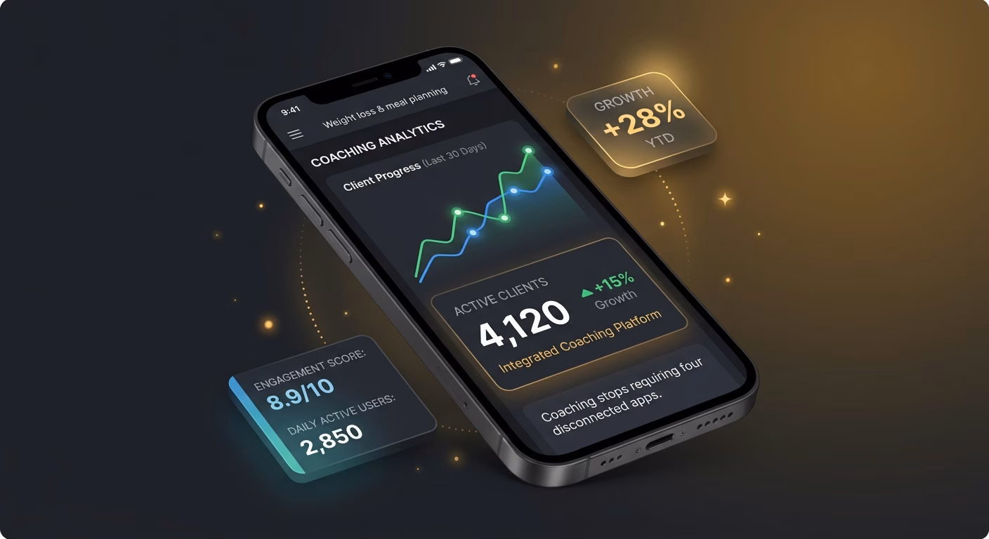 Coaching Stops Requiring Four Disconnected Apps