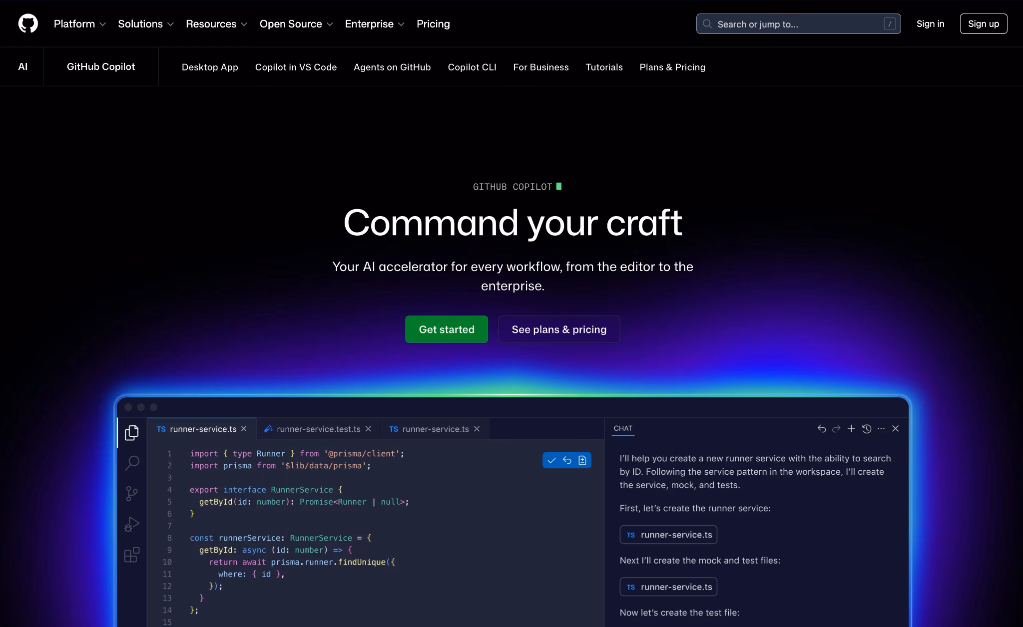 github copilot landing age