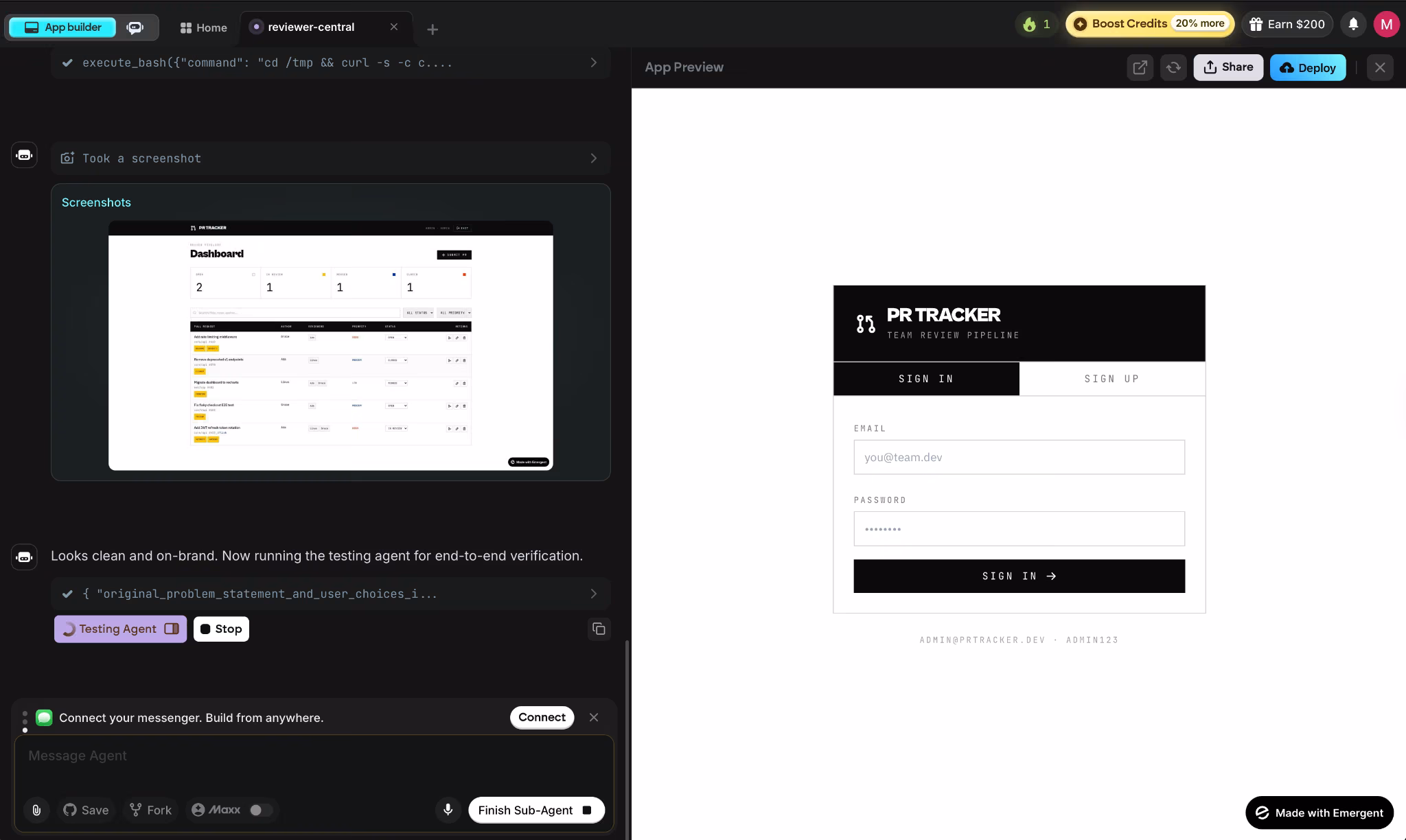emergent app preview