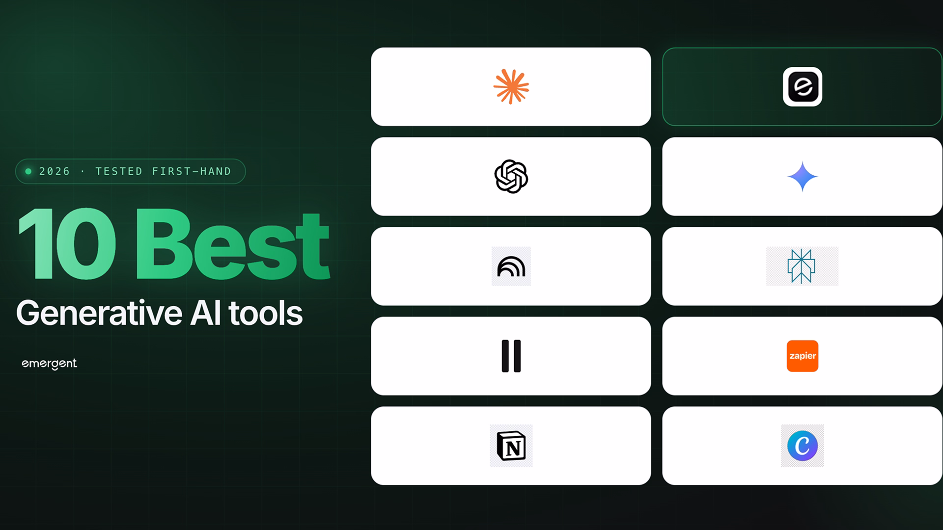 best generative ai tools