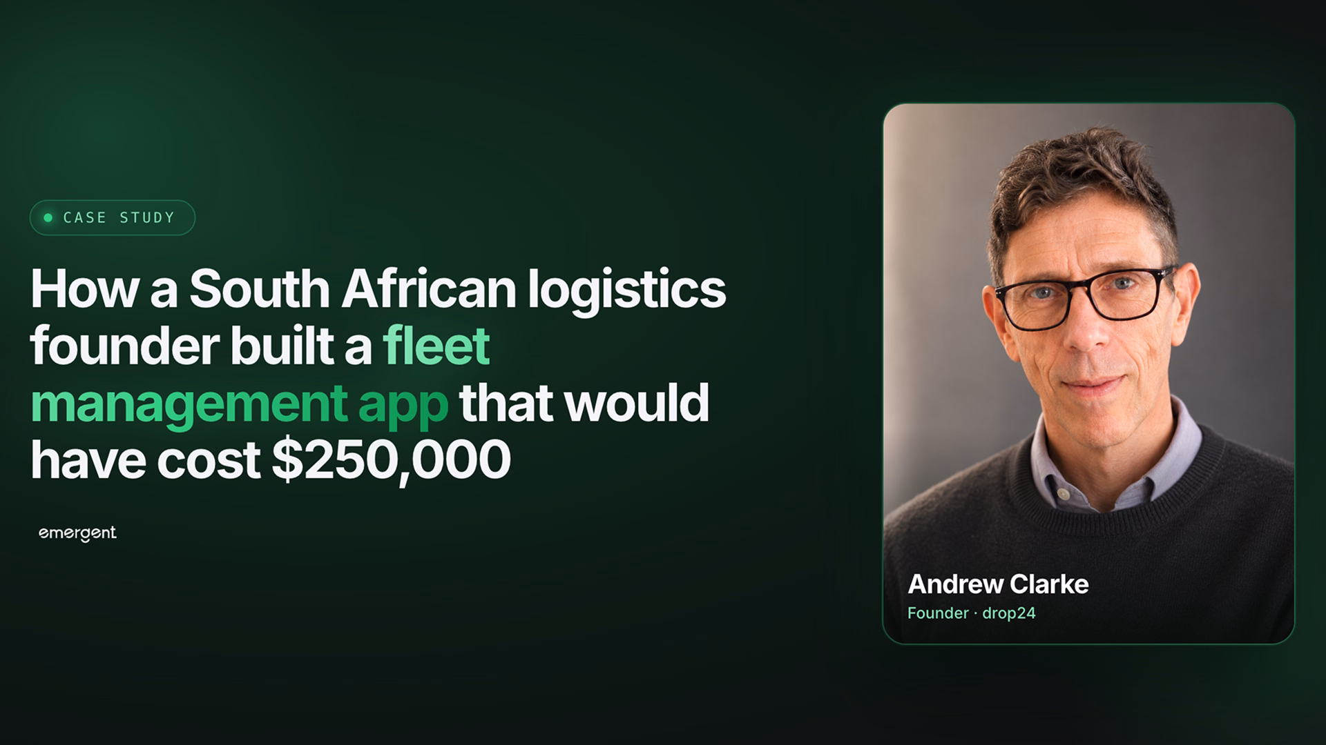 south african logistic founder built fleet management app