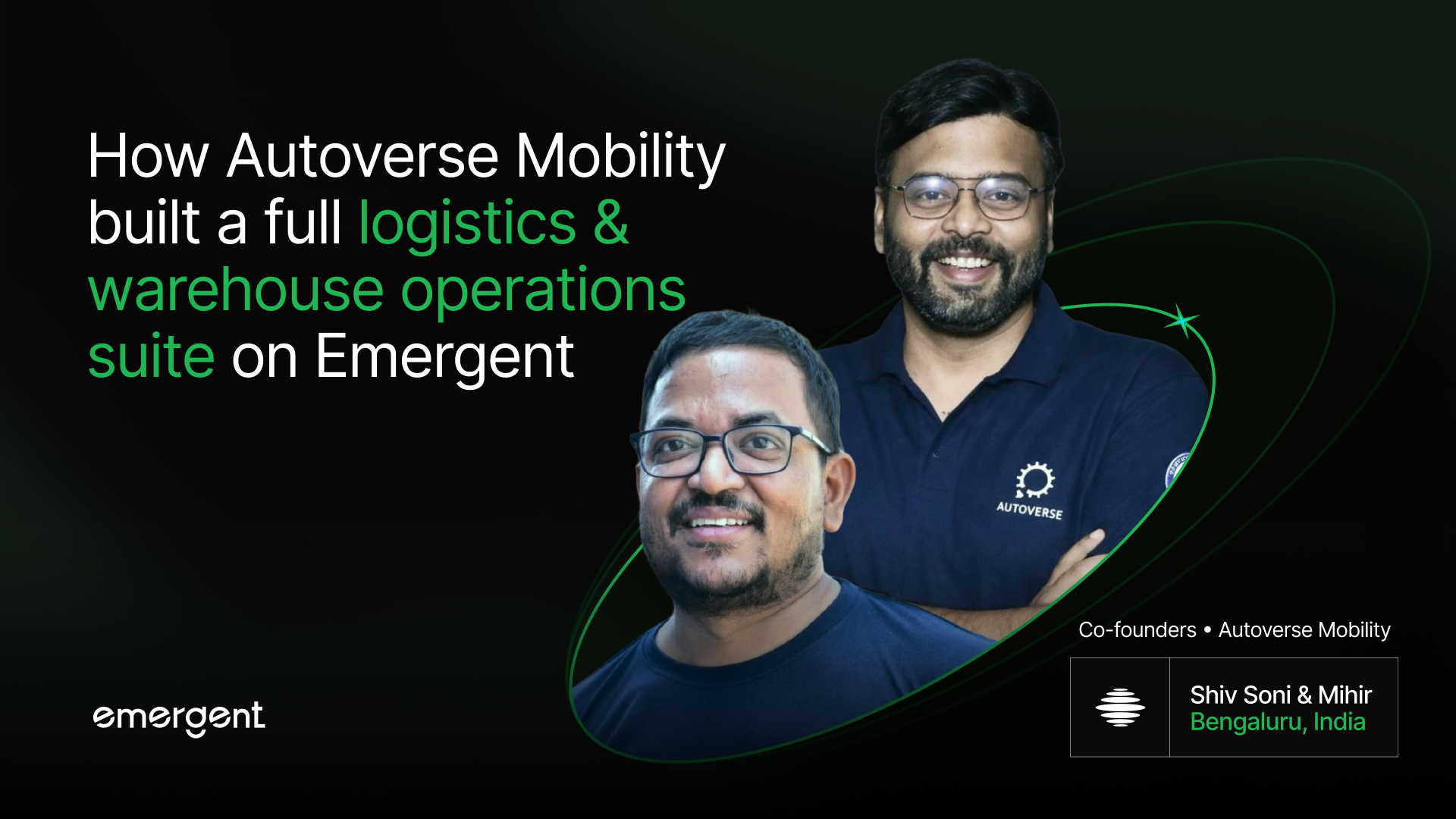 How Autoverse Mobility Built a Full Logistics and Warehouse Operations Suite on Emergent