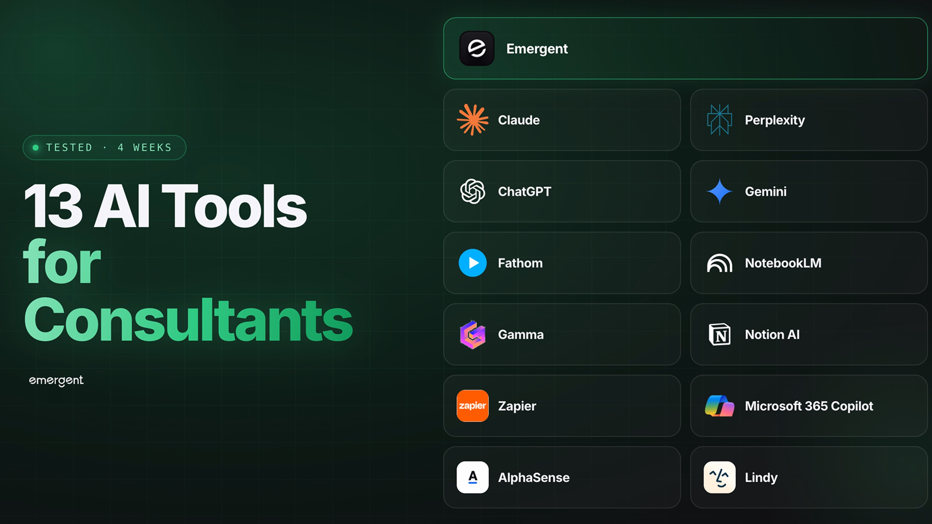 13 AI Tools for Consultants I Tested Over 4 Weeks