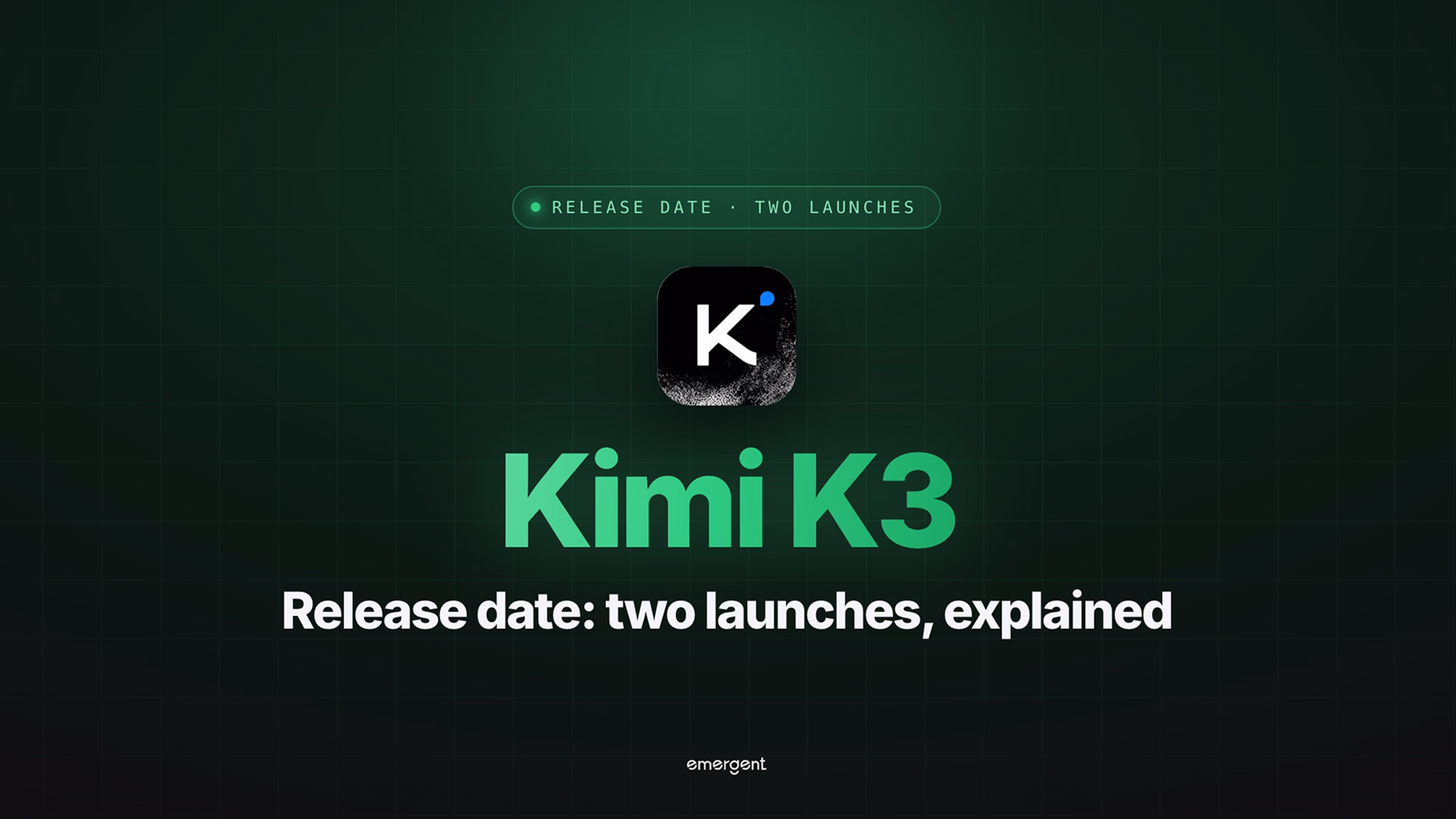 kimi k3 release date