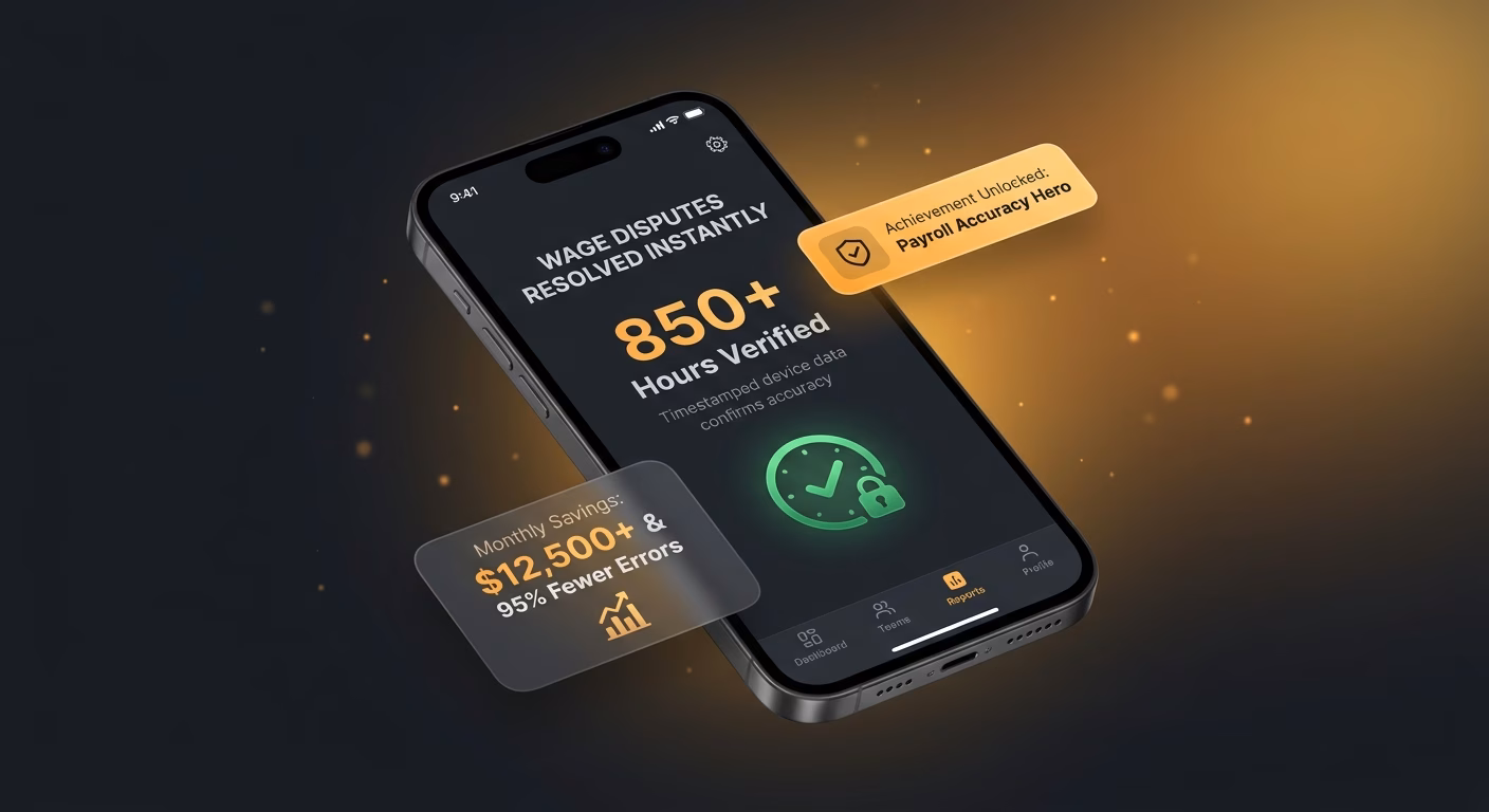 Wages Disputes Resolve From Timestamped Device Data Instantly