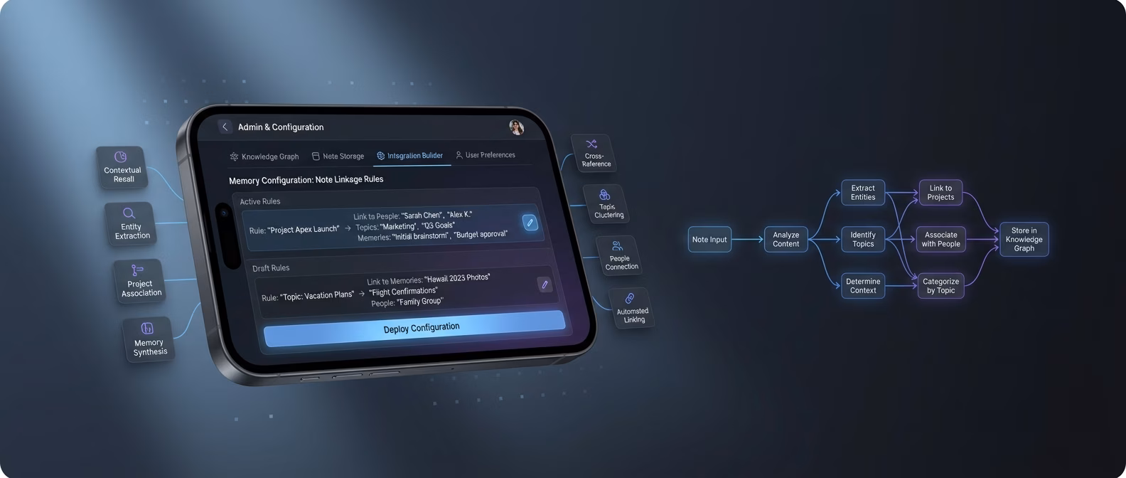 Note Storage Links Memories To Projects, People, And Topics