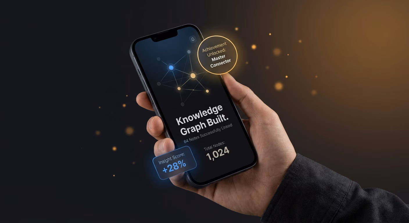 Notes Become A Connected Knowledge Graph Not Scattered Scraps