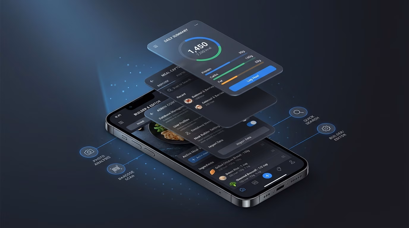 Meal Logging Captures Via Barcode, Photo, And Quick-search
