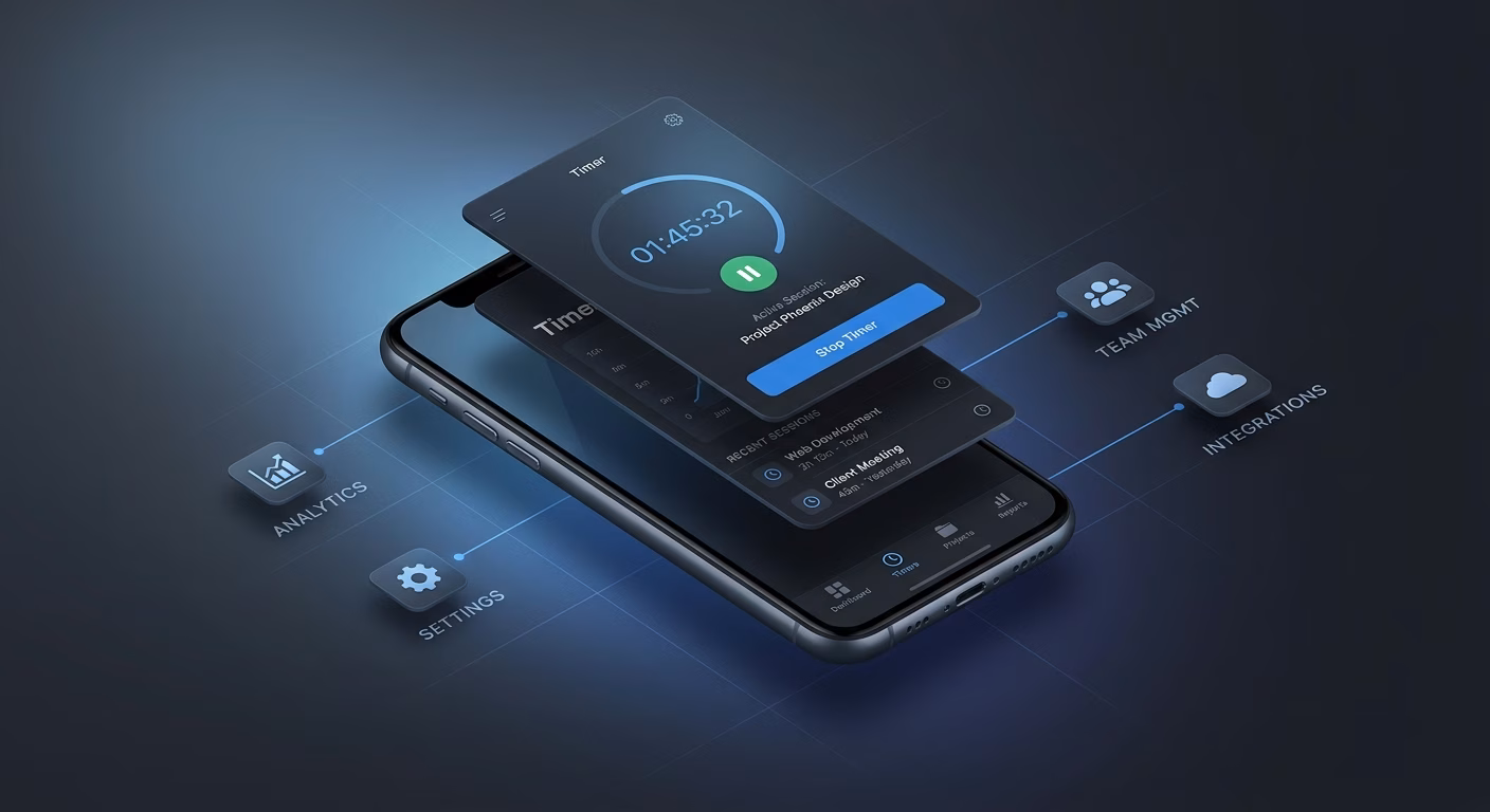Timer Sessions Capture Work With One-tap Start And Stop