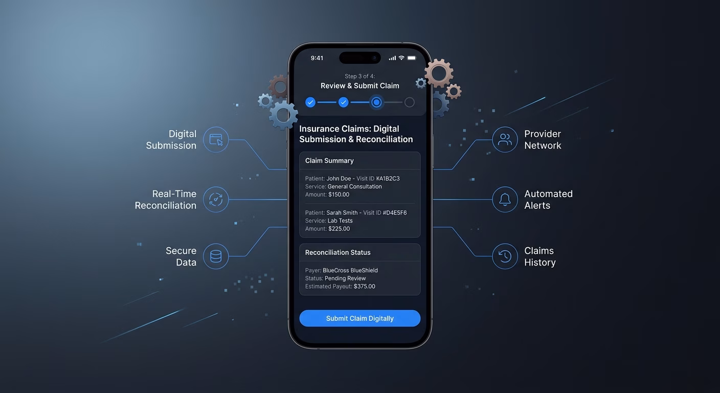 Insurance Claims Submit And Reconcile Digitally