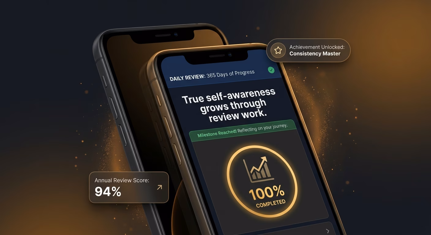 True Self-awareness Grows Through Review Work