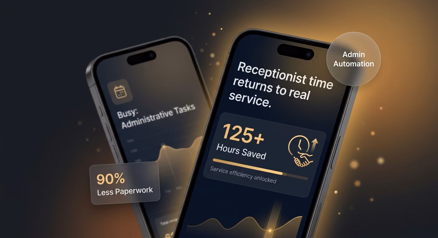 Receptionist Time Returns To Real Service