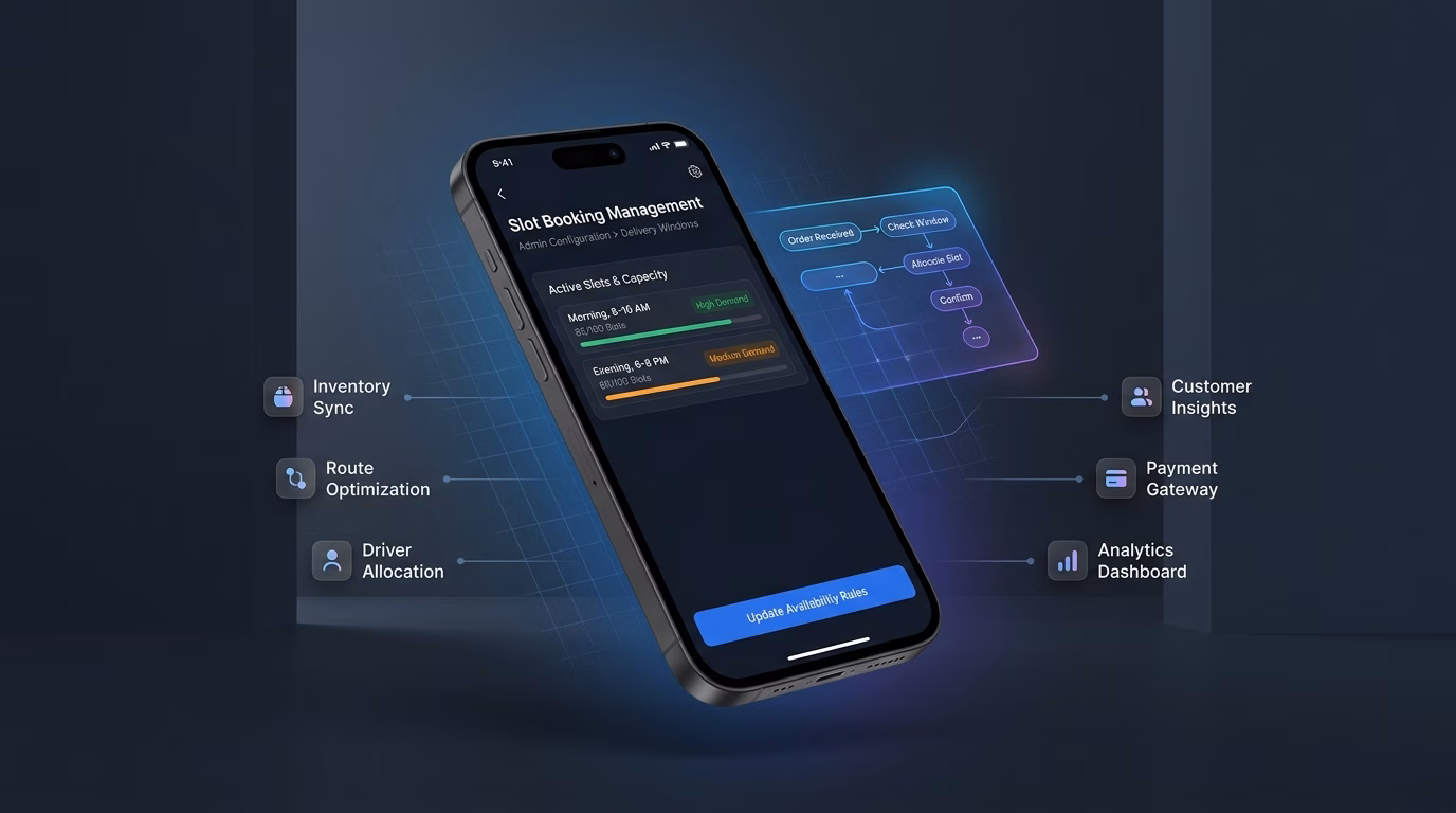 Slot Booking Manages Window Availability