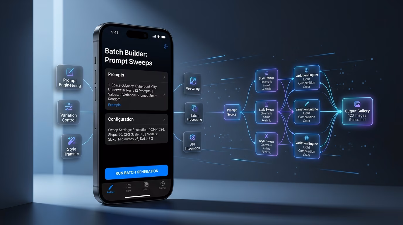 Batch Generation Runs Prompt Sweeps
