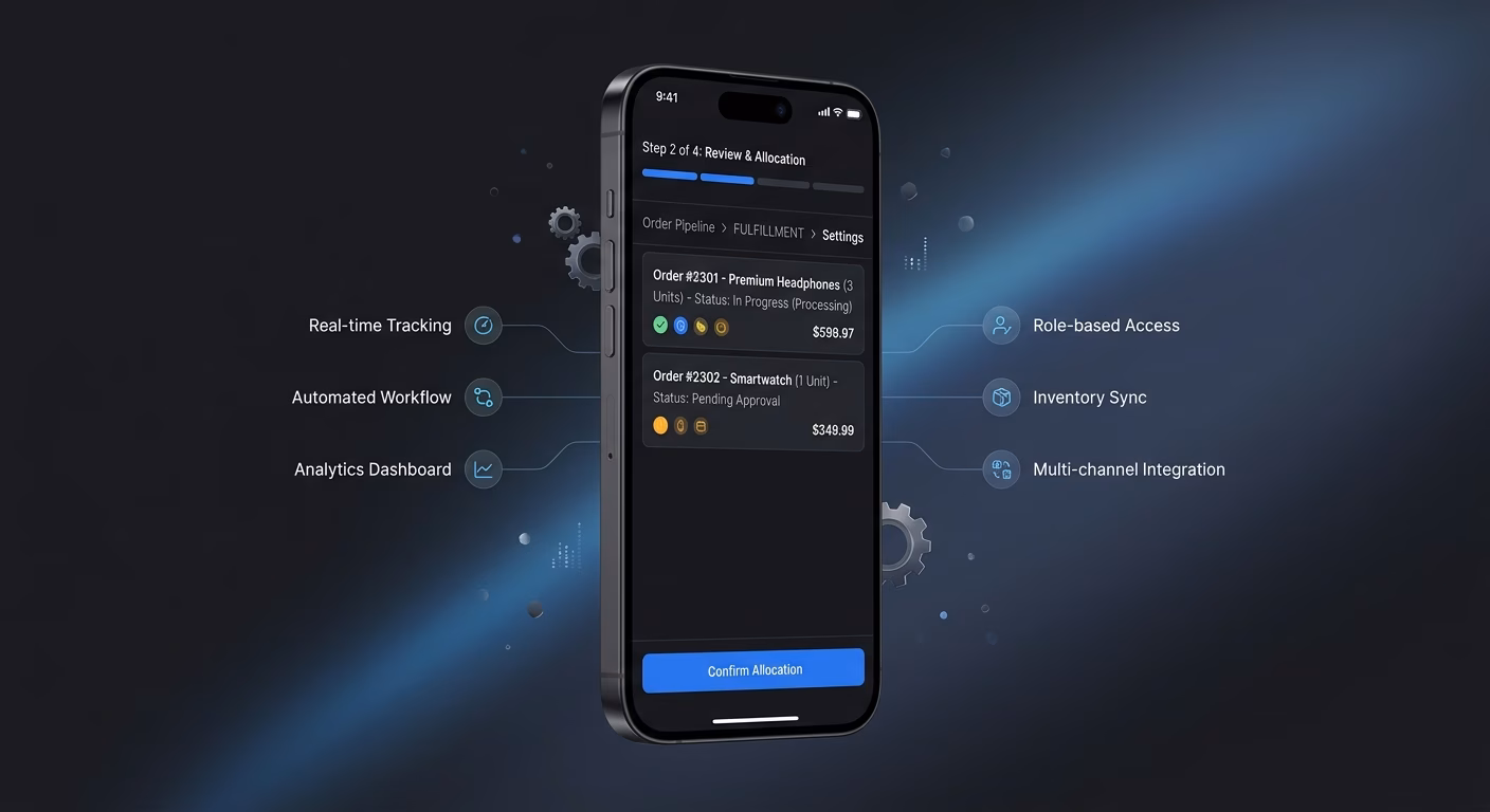 Status Visibility Spans Every Order Stage