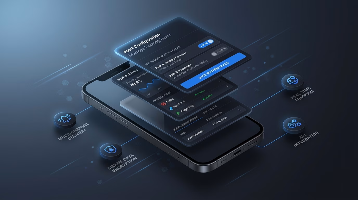Emergency Alerts Route Through Multi-channel Paths