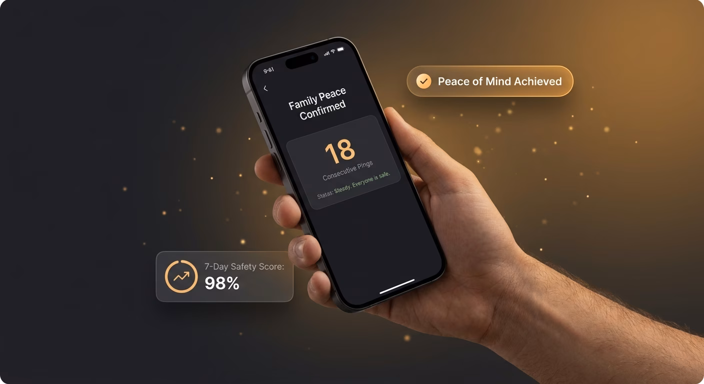 Family Peace Returns Through Steady Status Pings