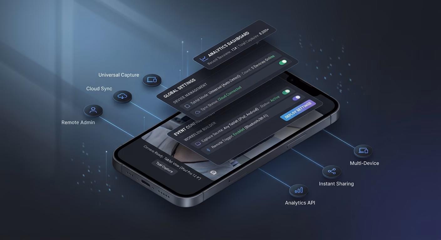 Camera Capture Works From Any Tablet