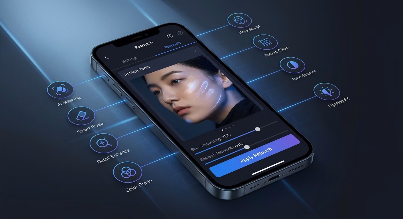 Retouch Tools Handle Skin Past Manual Masking