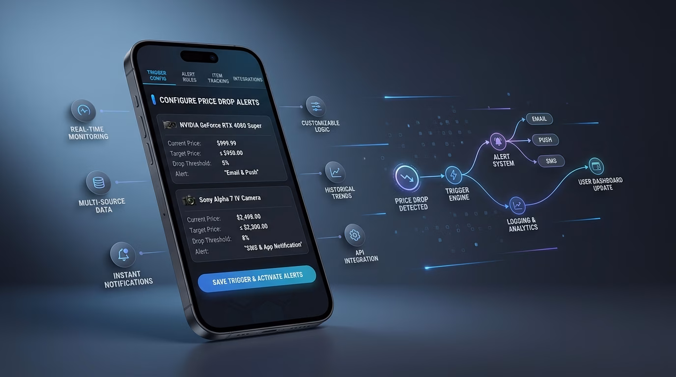 Drops Trigger With Configurable Alerting