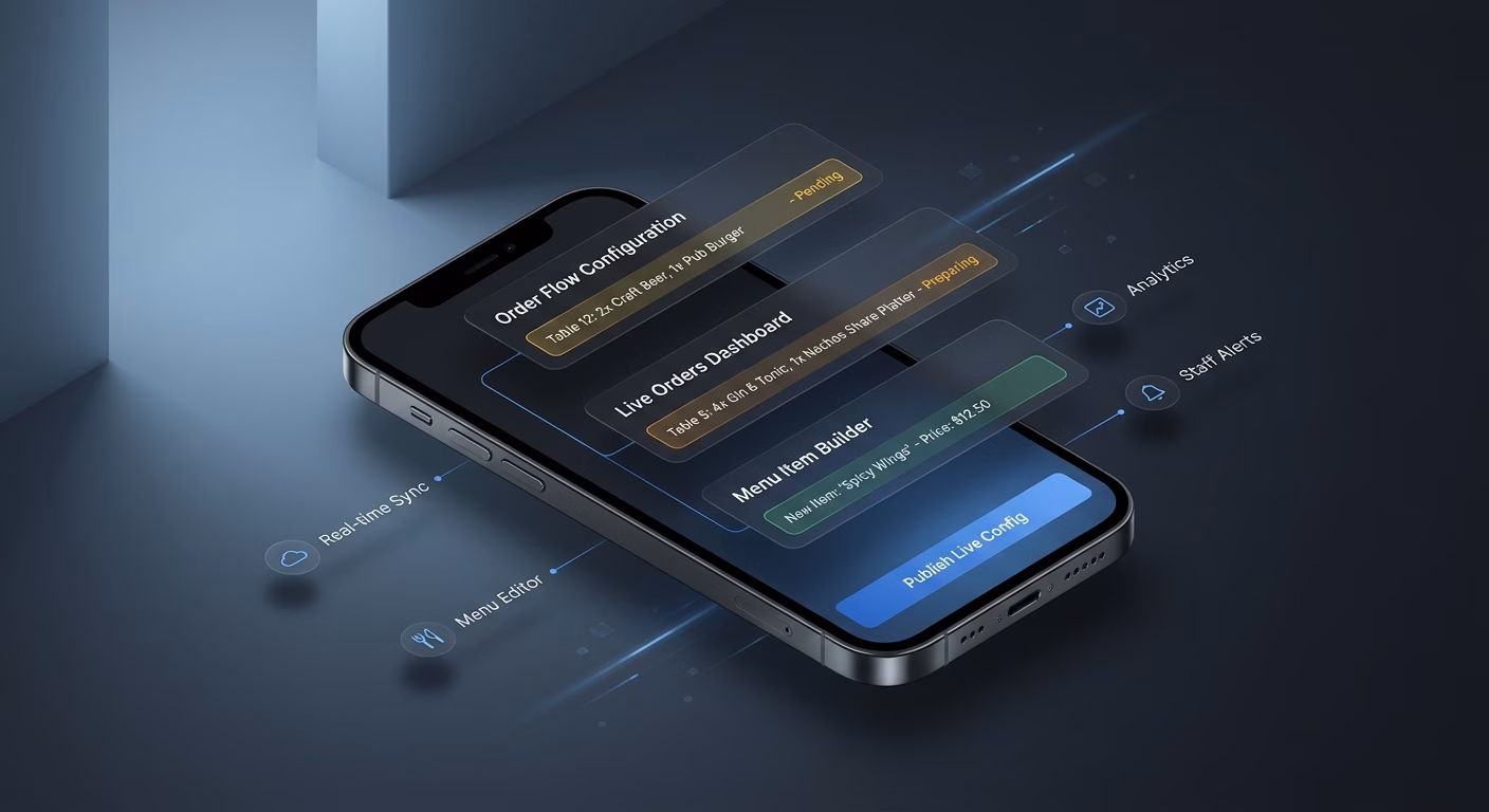 Table Orders Flow From Mobile Devices