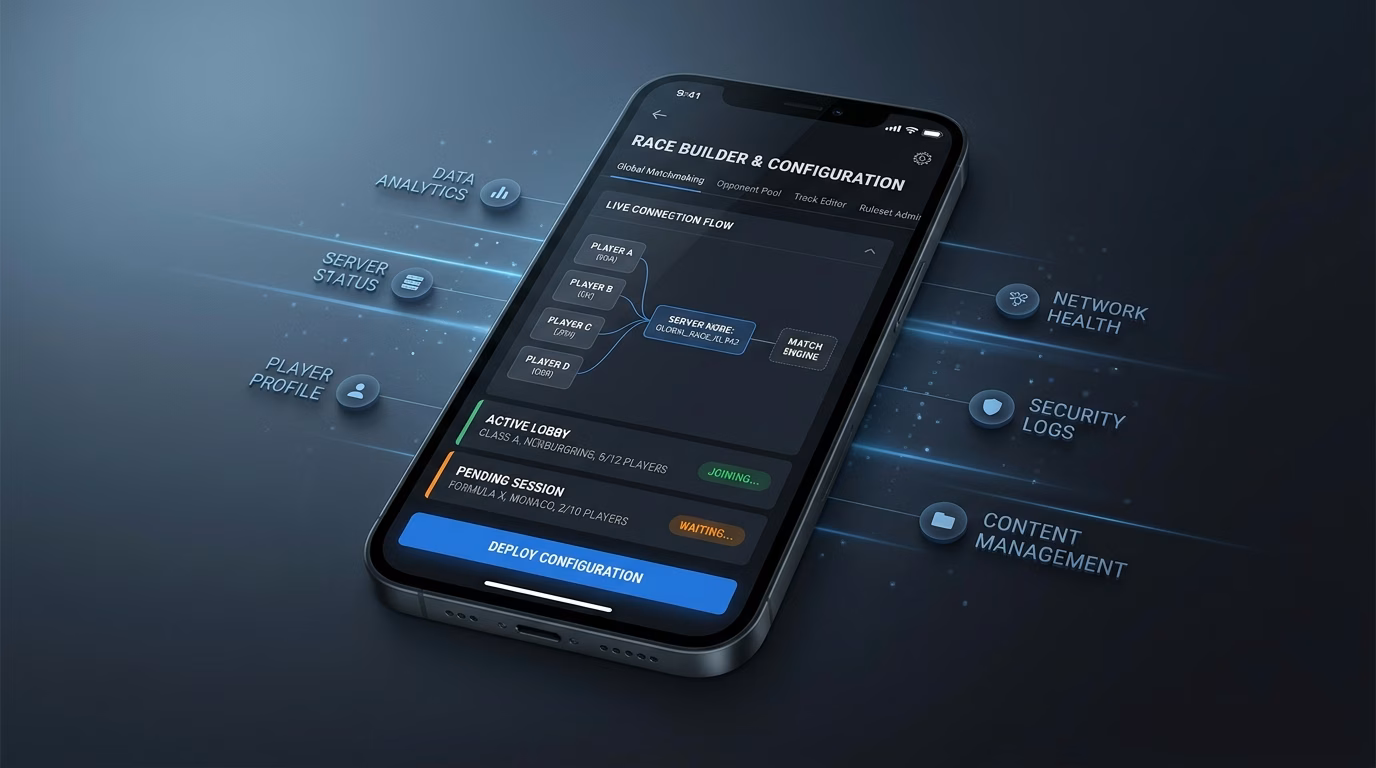 Races Connect Against Live Opponents Worldwide