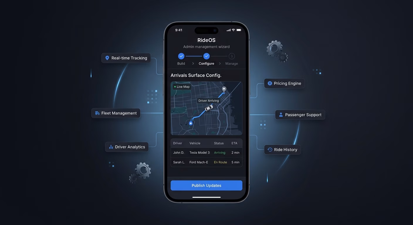 Arrivals Surface With Live Map Tracking