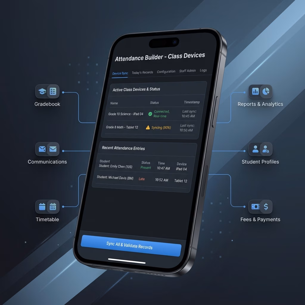 Attendance Records Fast Through Class Devices