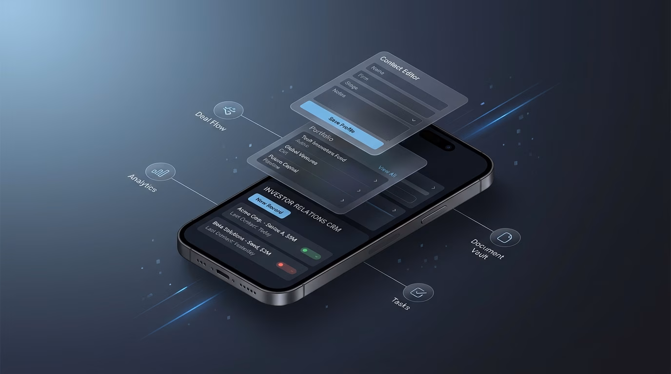Investors Track Through Structured CRM Records