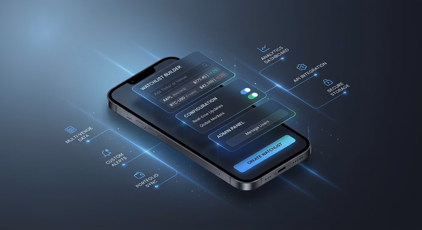 Watchlists Collect Tickers Across Every Venue