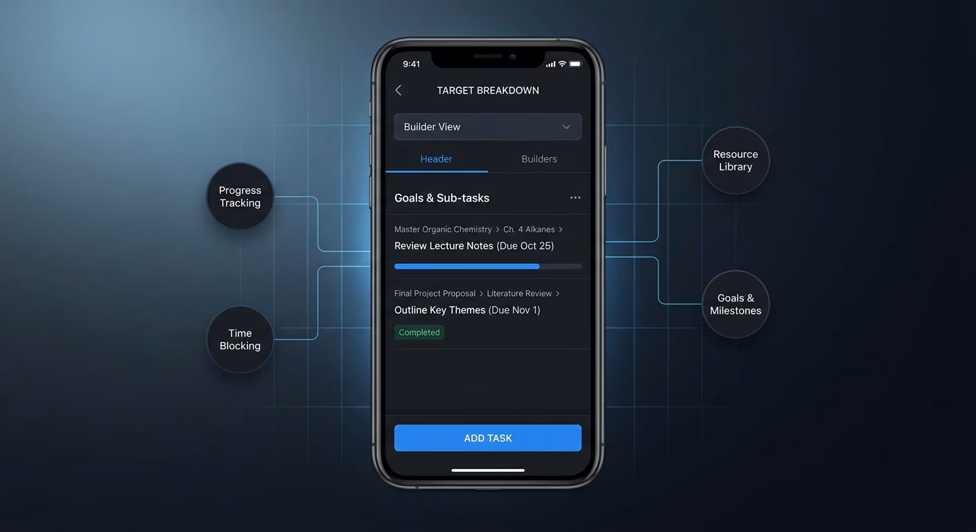 Tasks Break Down From Bigger Targets