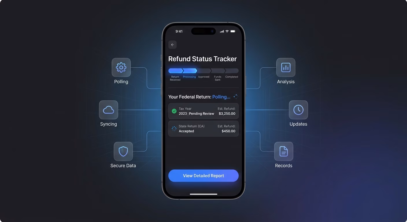 Refunds Track Through Return Status Polling
