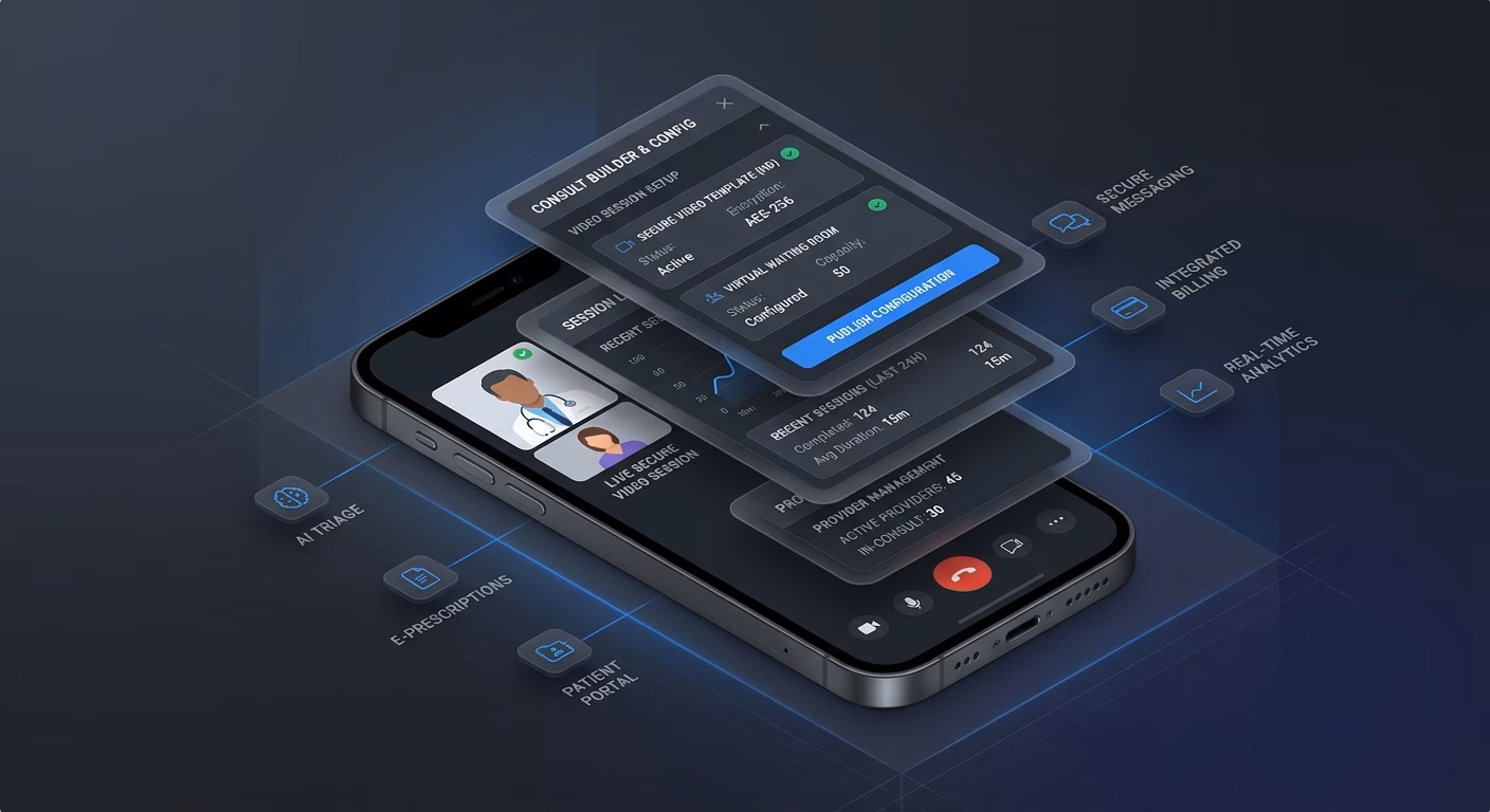 Consults Happen Over Secure Video Sessions