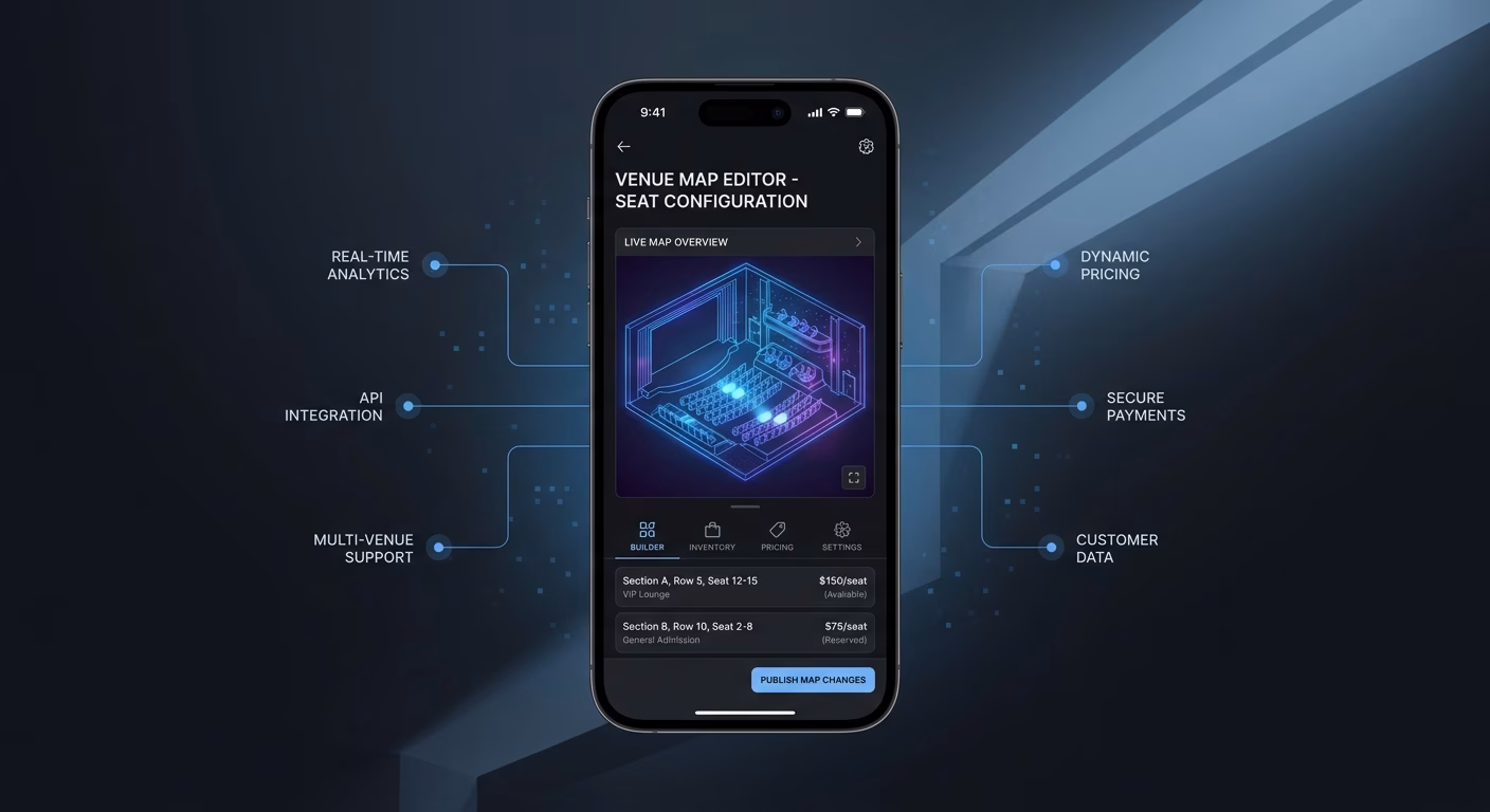 Seats Select Through Live Venue Maps