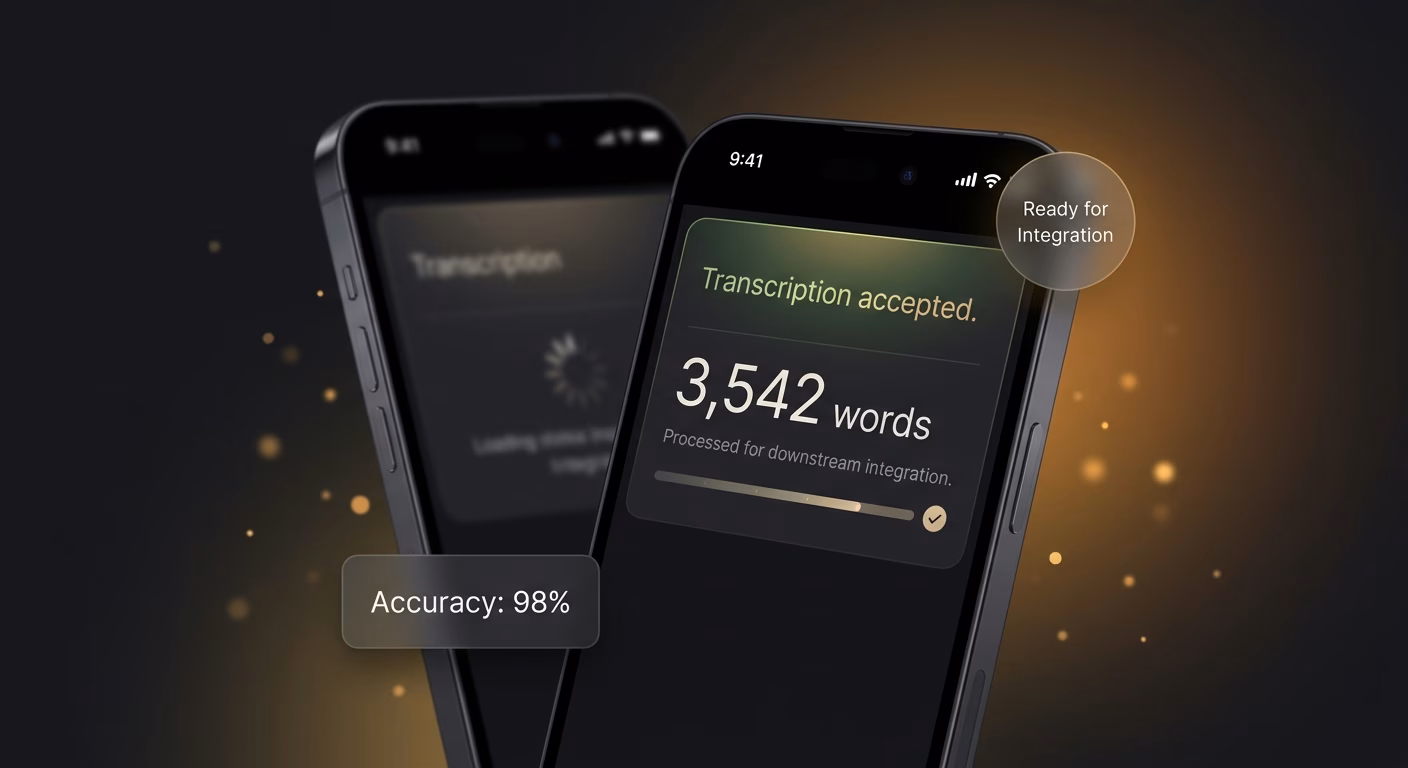 Downstream Tools Finally Accept The Transcript