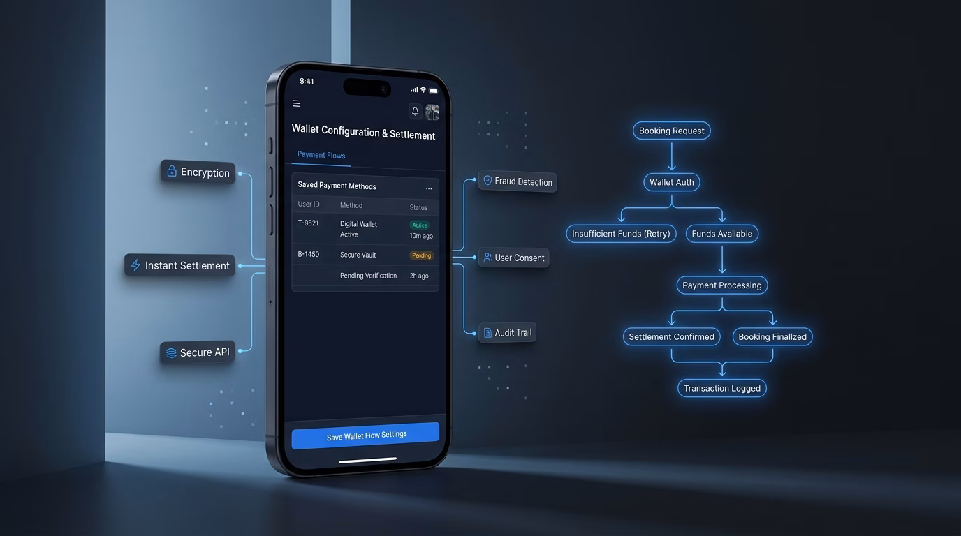 Payments Settle Through Saved Wallet Flows