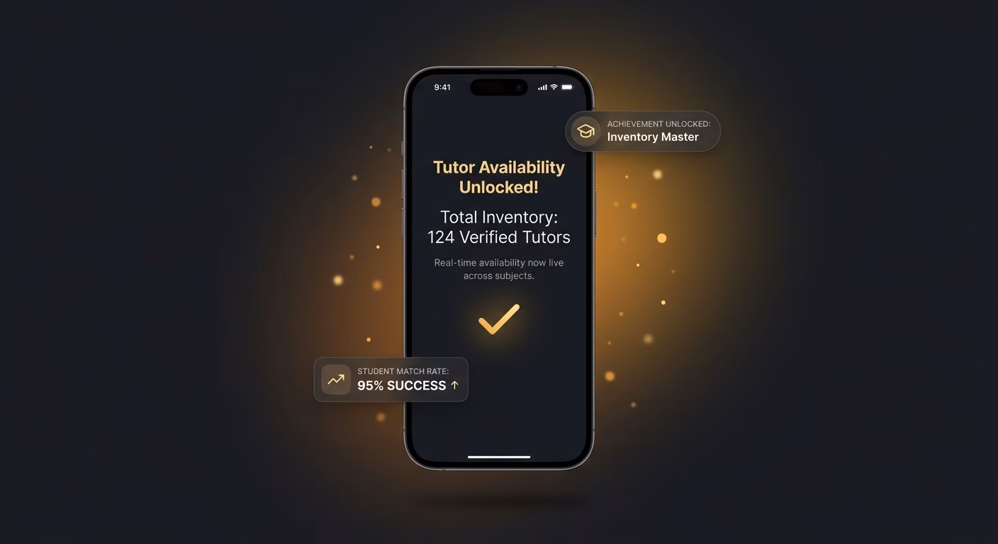 Tutor Availability Finally Becomes Real Inventory