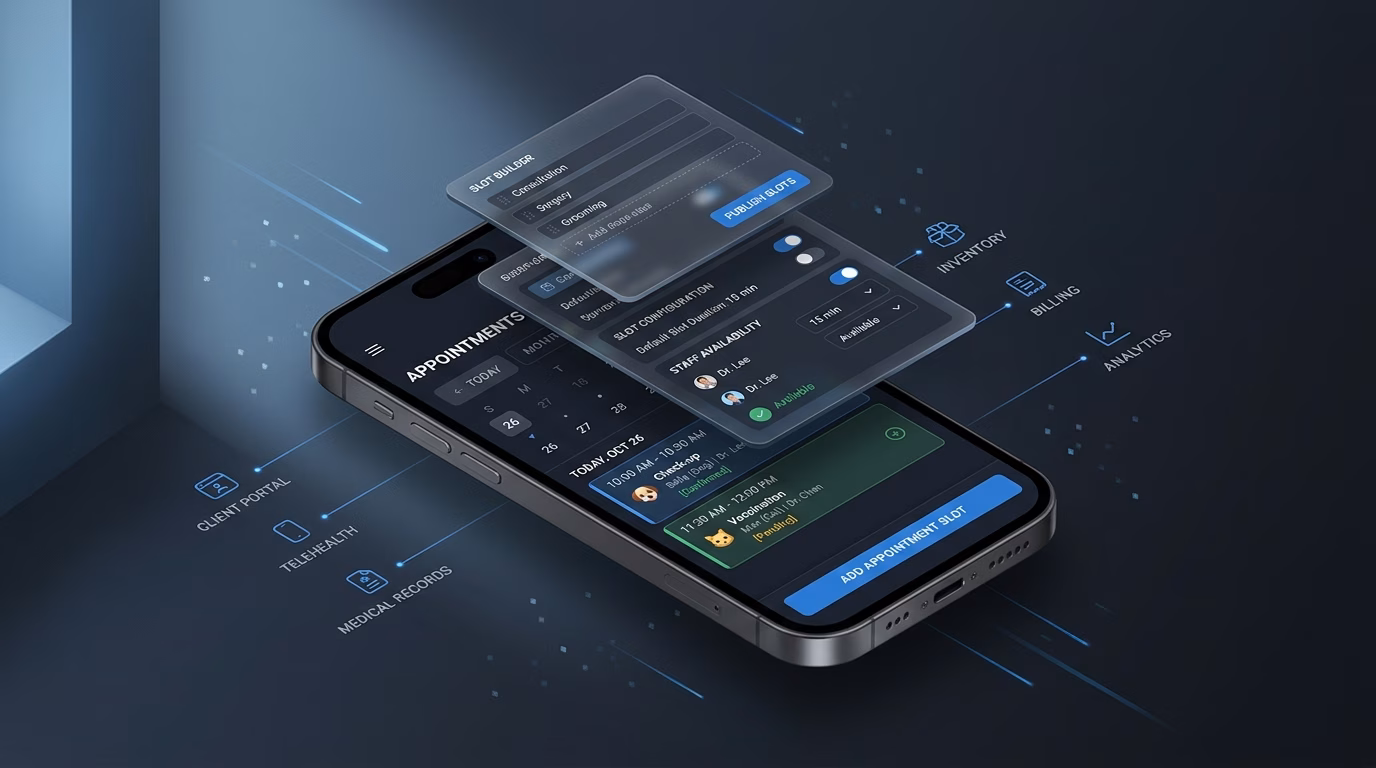 Appointments Book Through Parent-facing Slot Views