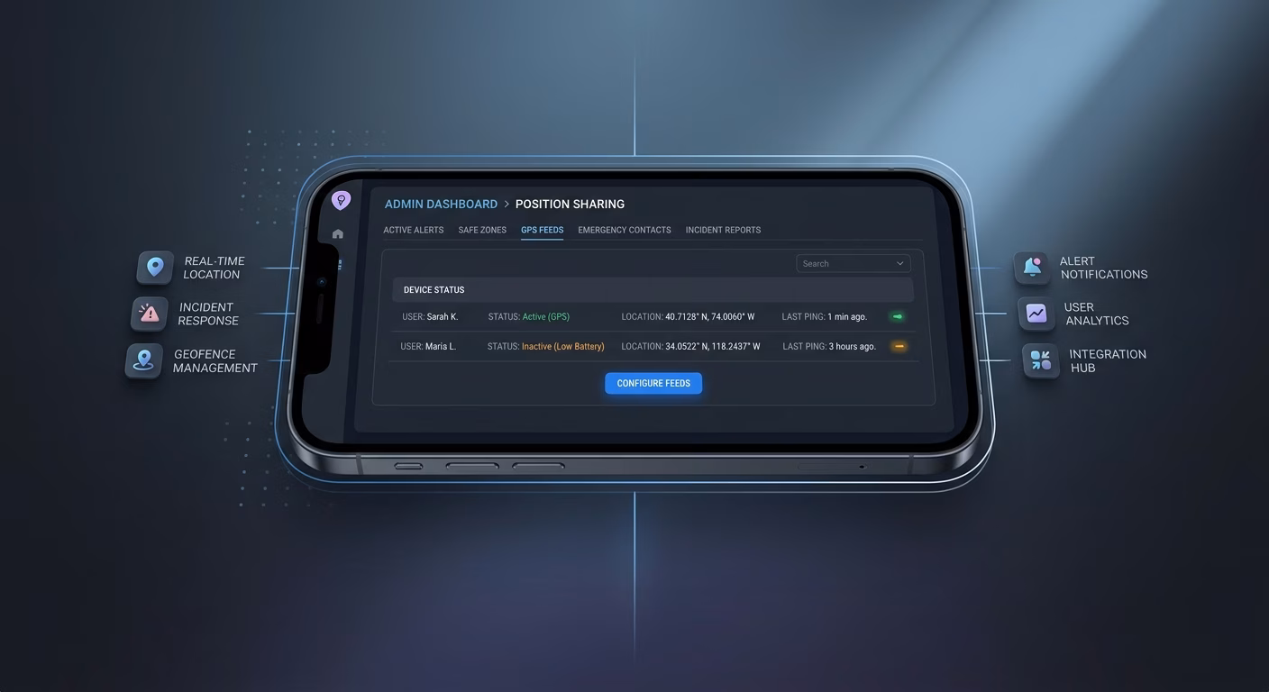 Position Shares Through Real-time GPS Feeds