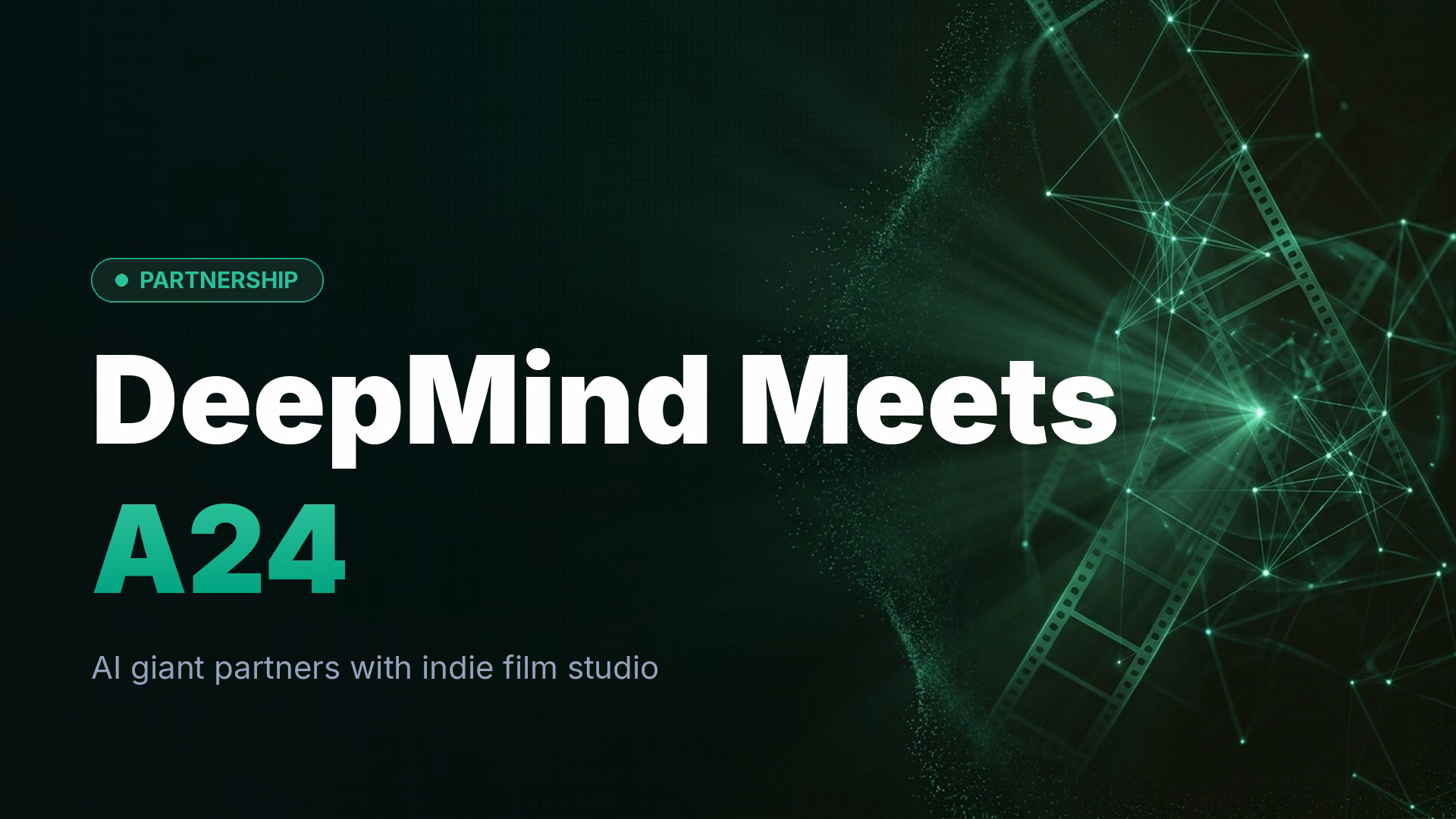 Google DeepMind & A24 Partner on AI Film Research