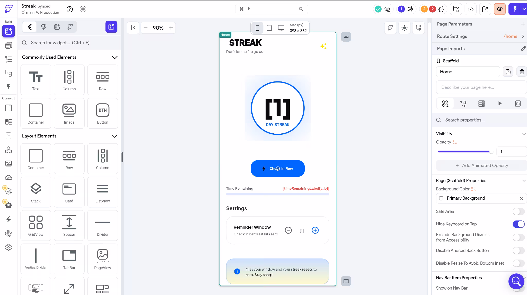 test snapshot