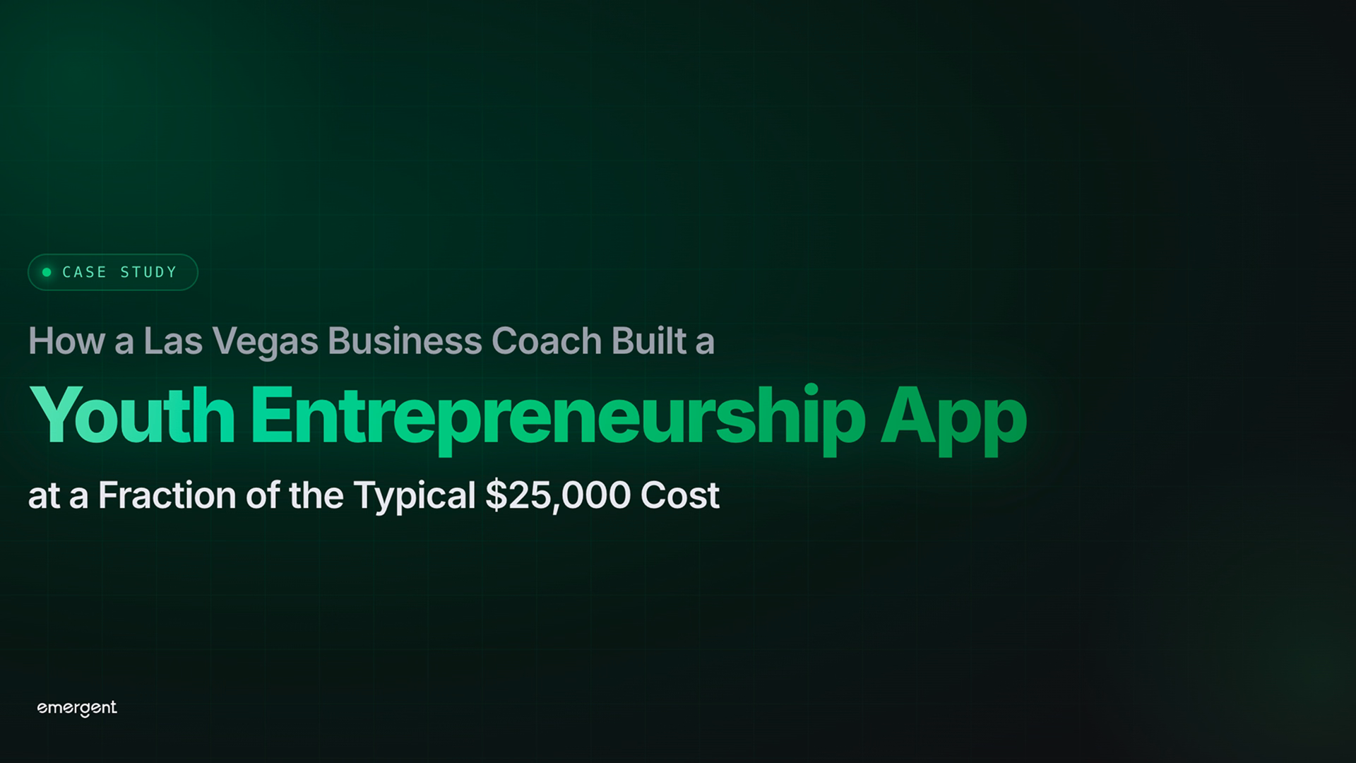 las vegas business coach built youth entrepreneurship app
