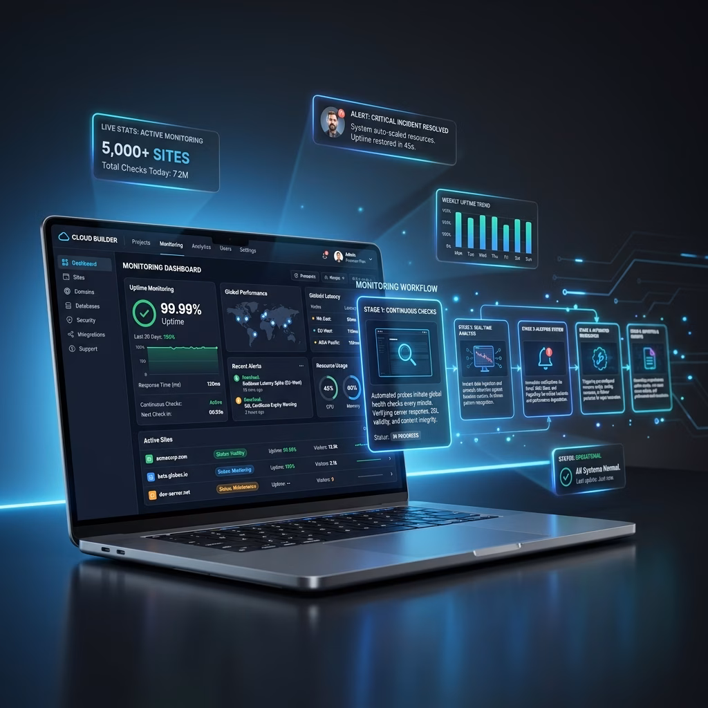Monitoring Watches Uptime Through Continuous Checks