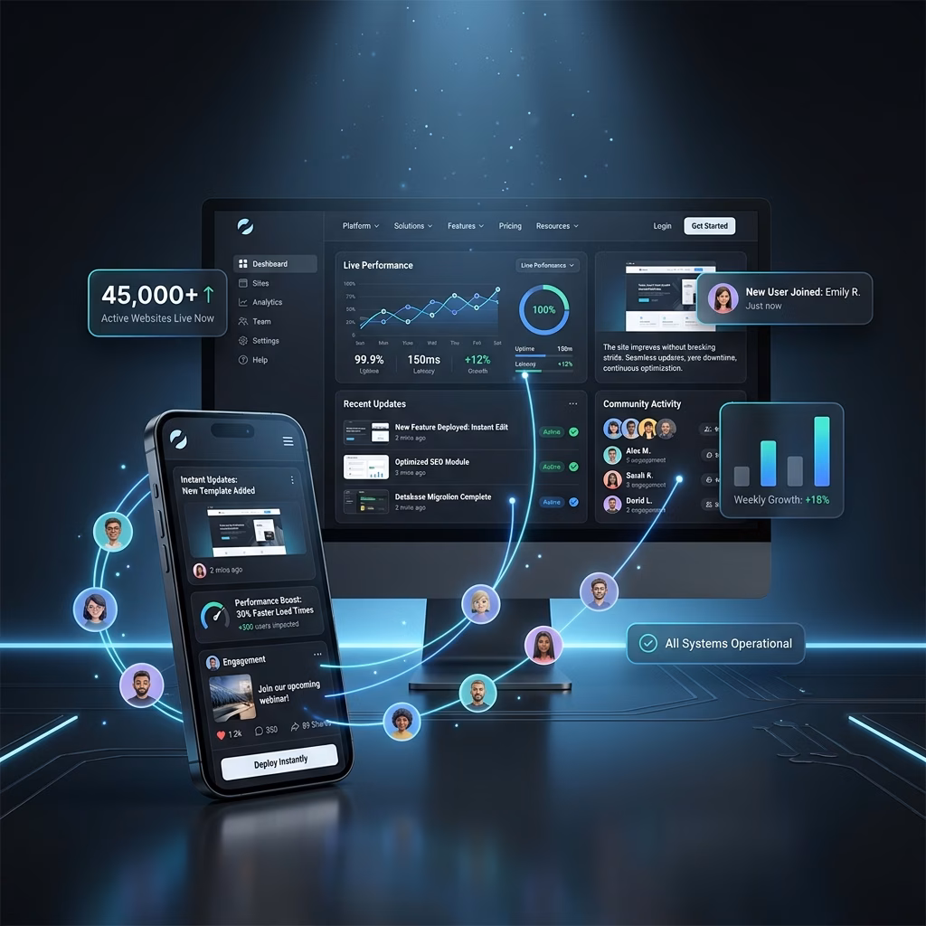 The Site Improves Without Breaking Stride