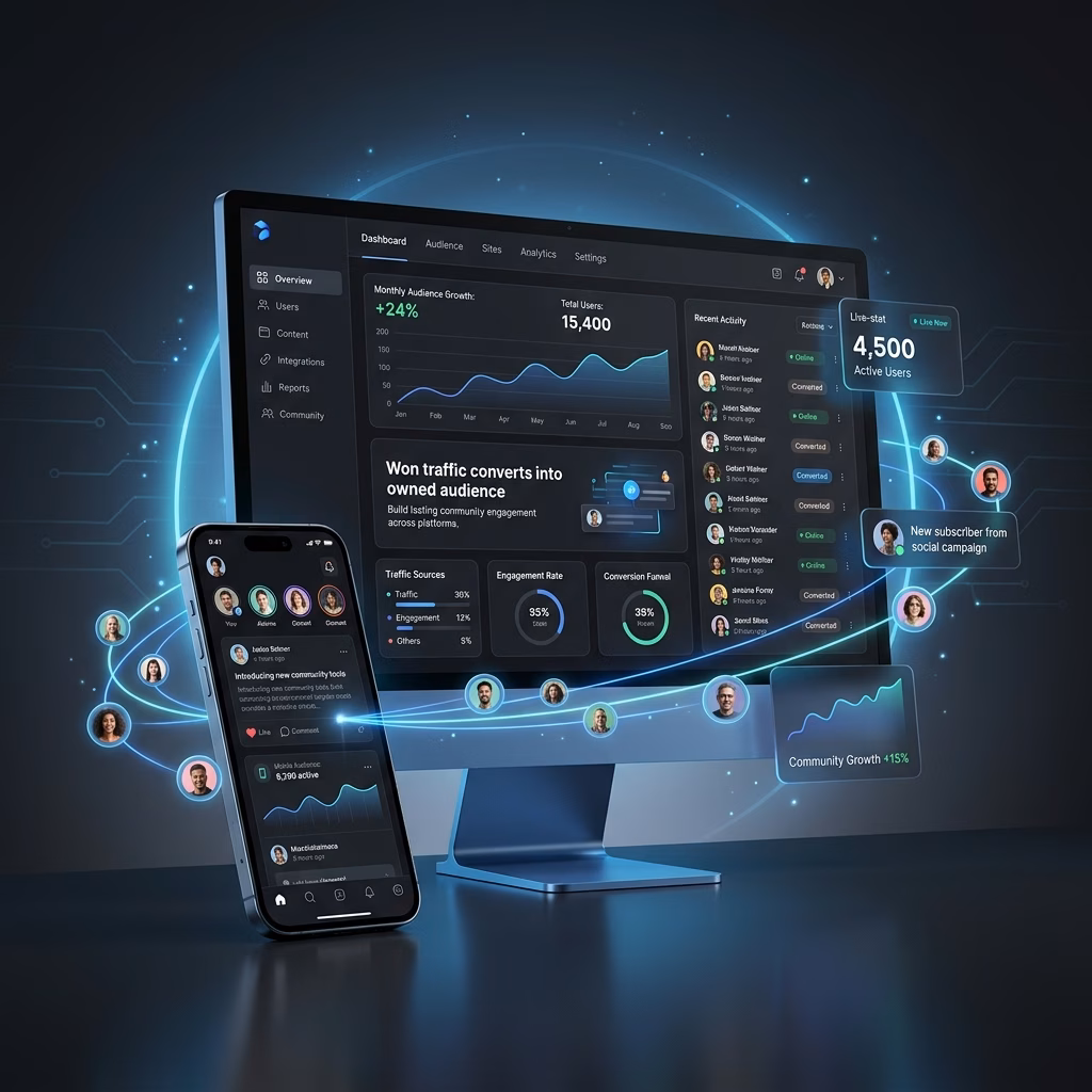 Won Traffic Converts Into Owned Audience