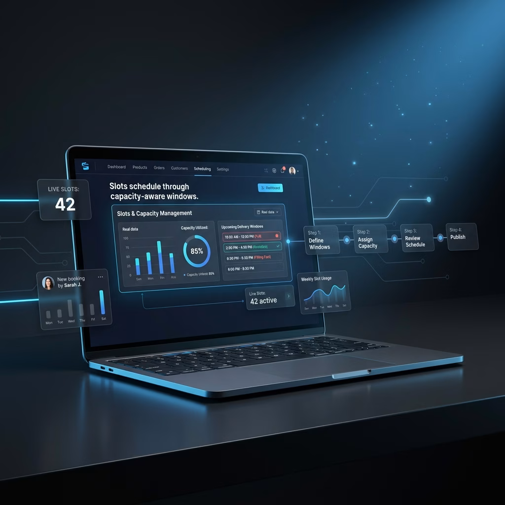 Slots Schedule Through Capacity-aware Windows