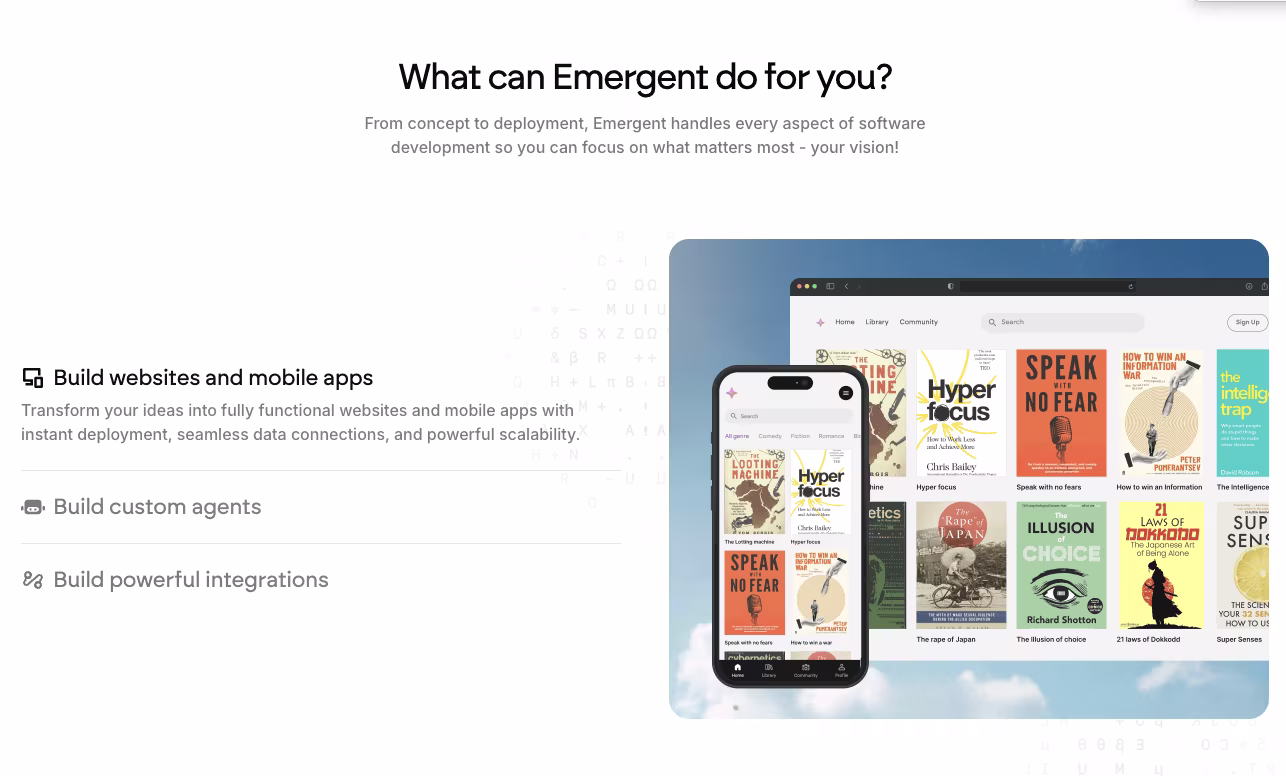 what can emergent do